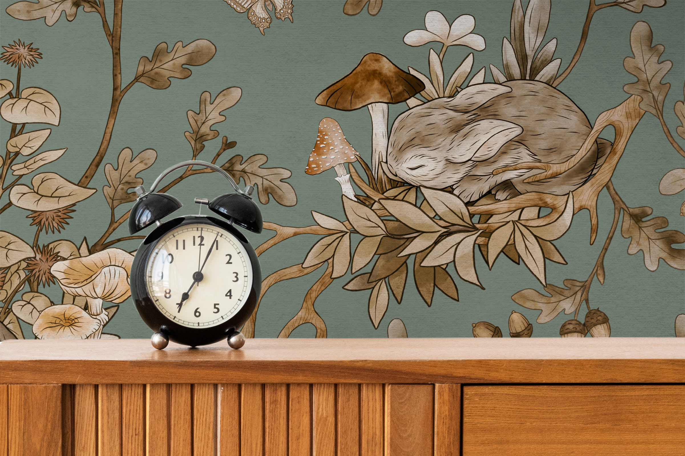 Playful Woods – Vintage Teal