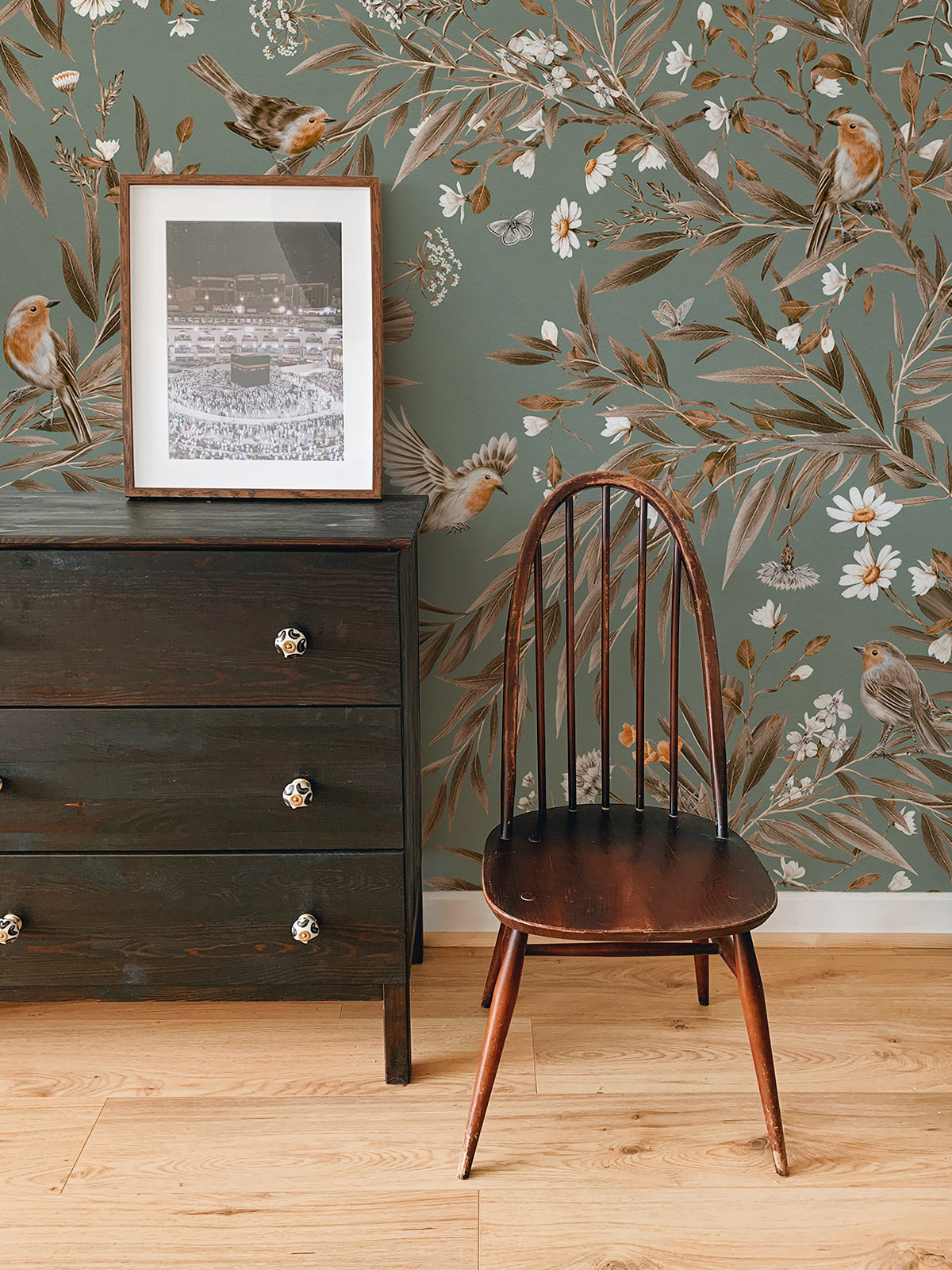 Playful Robins Vintage – Teal