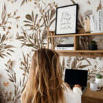 Playful Robins Vintage – White