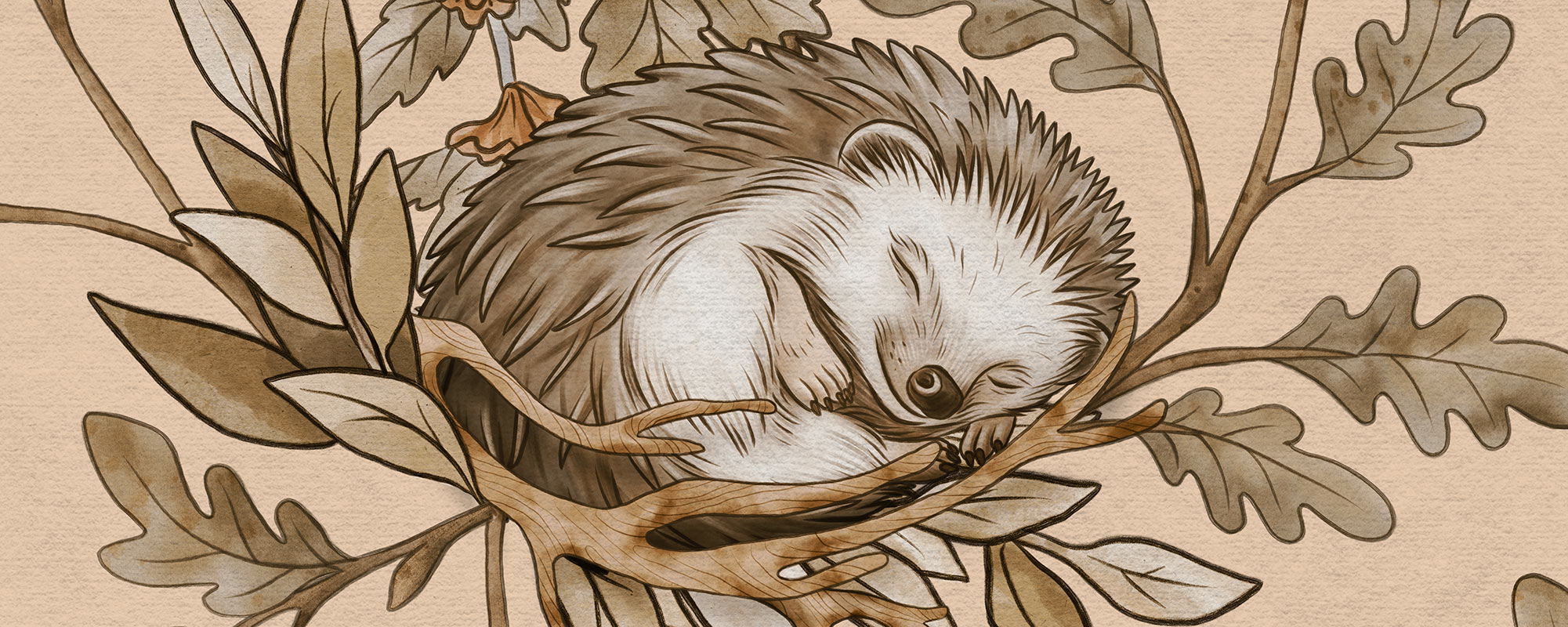 Playful Woods – Vintage Beige