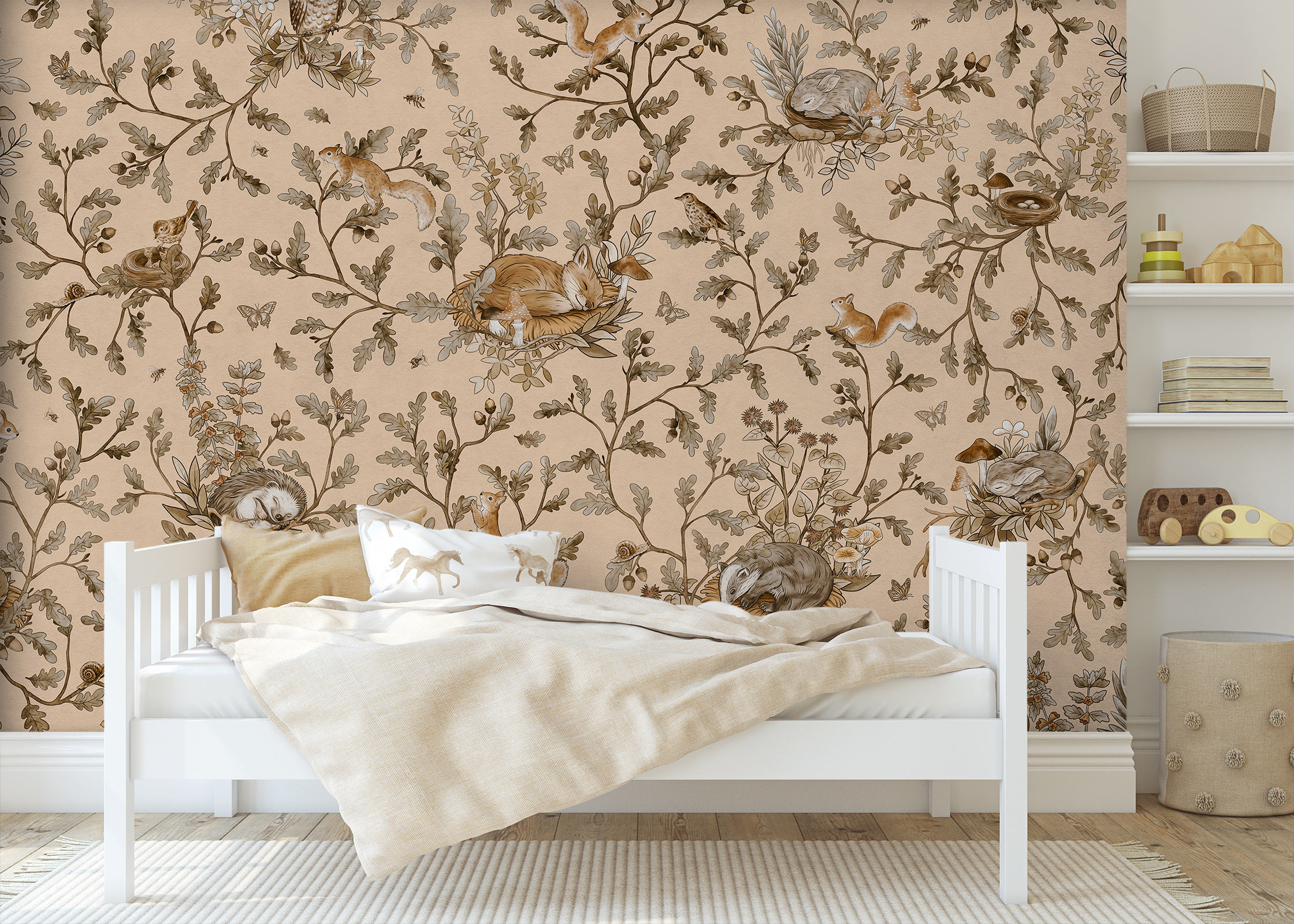 Playful Woods – Vintage Beige