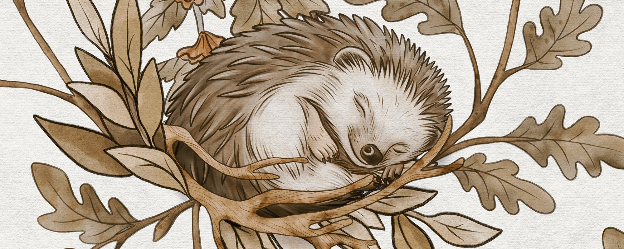 Playful Woods – Vintage White