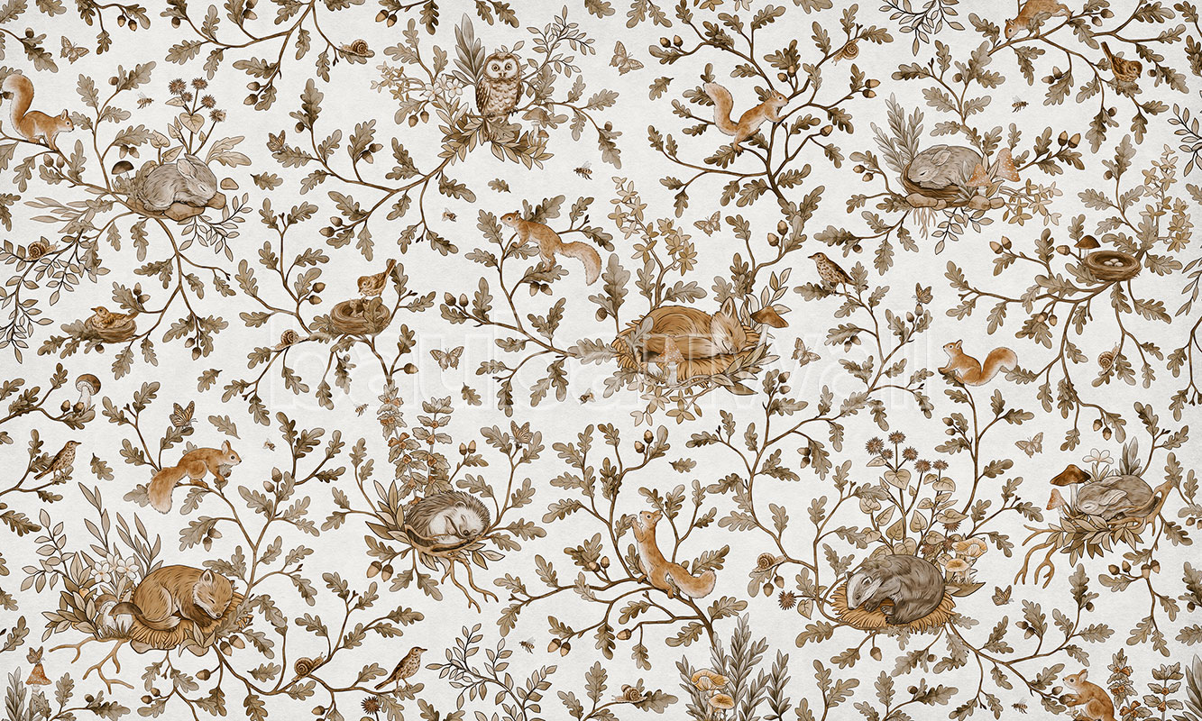 Playful Woods – Vintage White