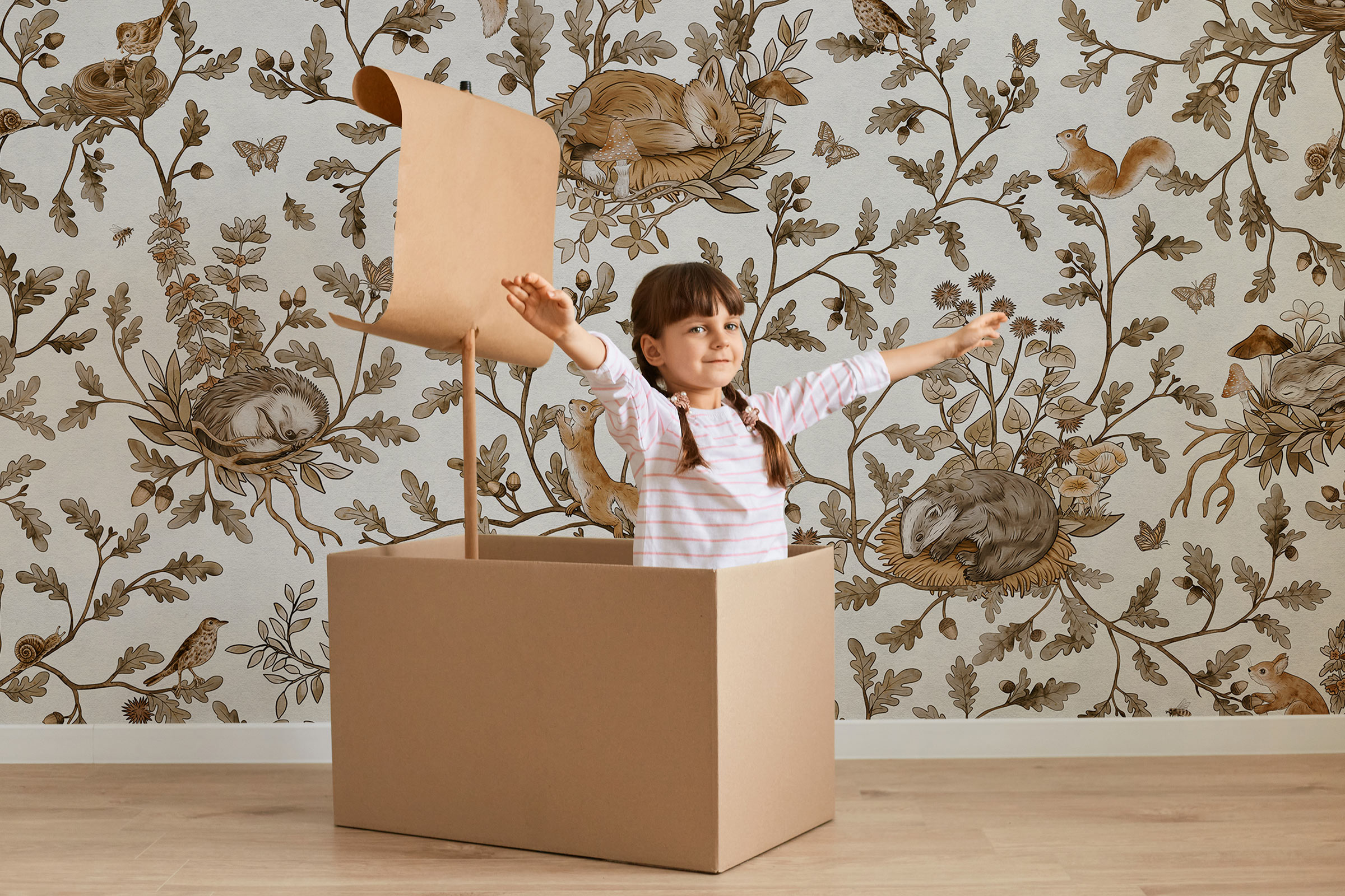 Playful Woods – Vintage White