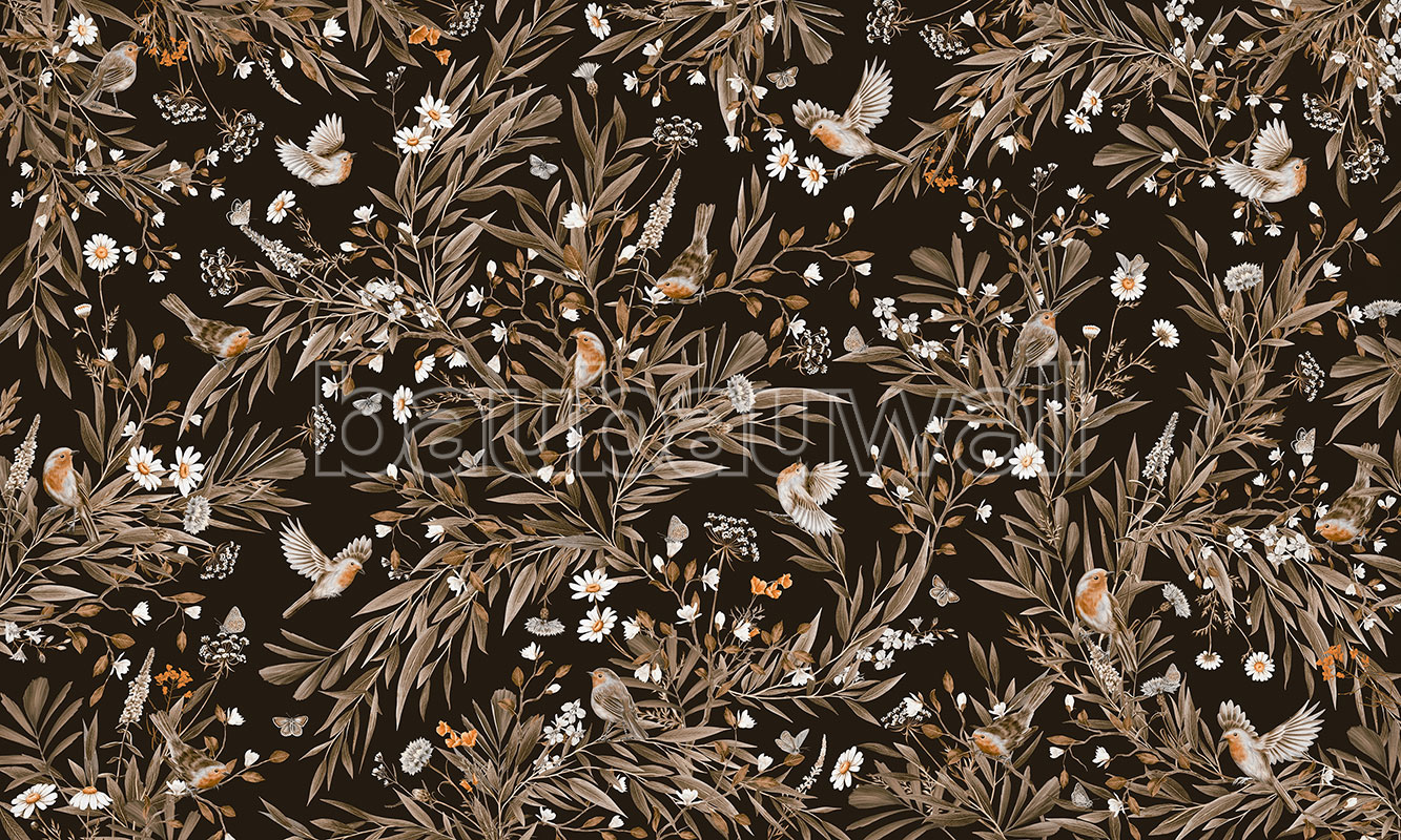 Playful Robins Vintage – Black