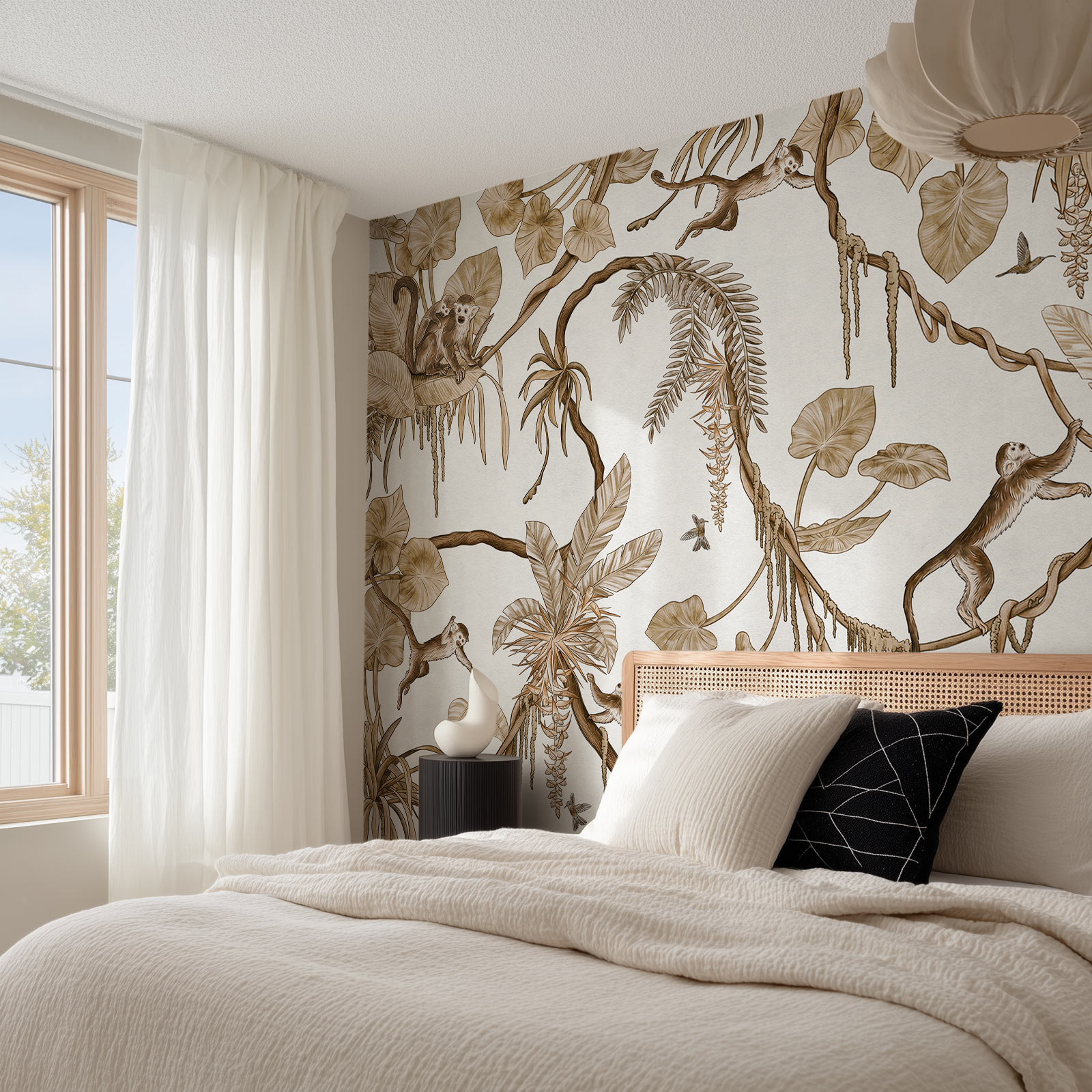 Playful Monkeys – Vintage White