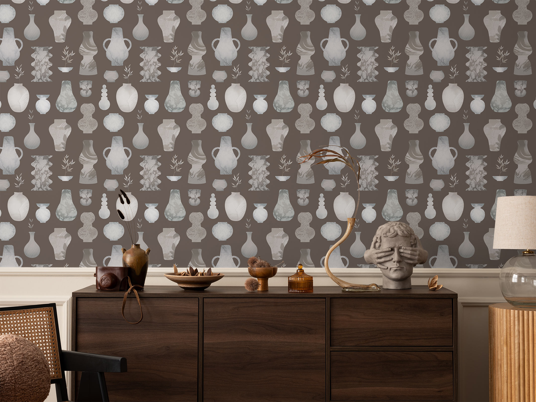 Rakuware – kohvipruun