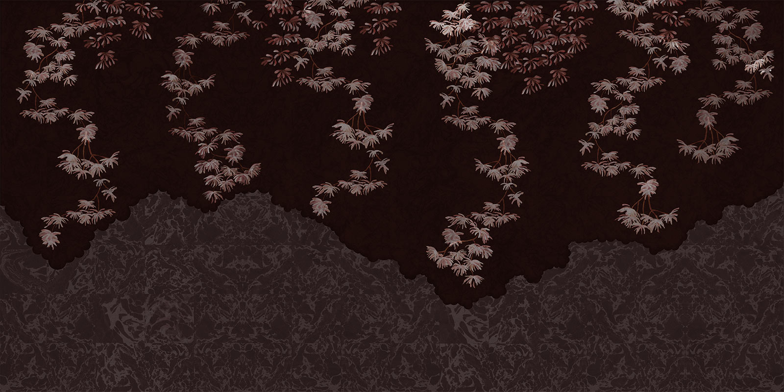 Suminagashi – Mahogany Brown