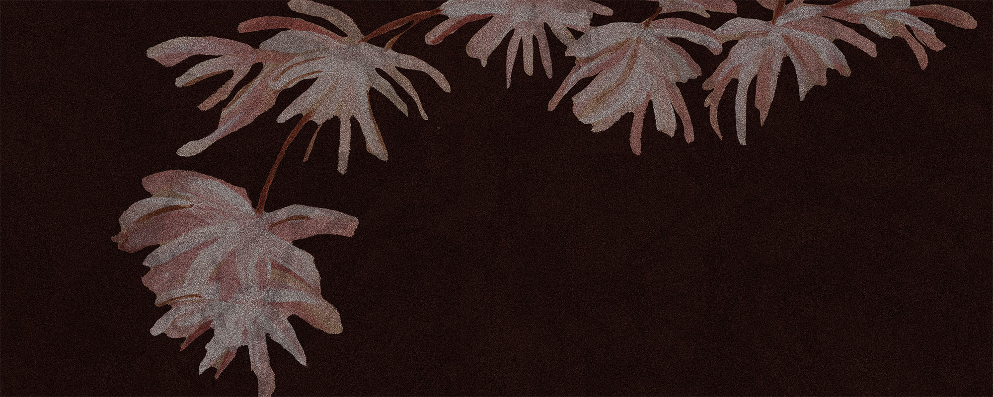 Byobu Blooms – Chocolate Brown