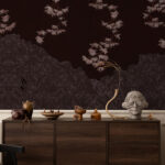 Suminagashi – Mahogany Brown