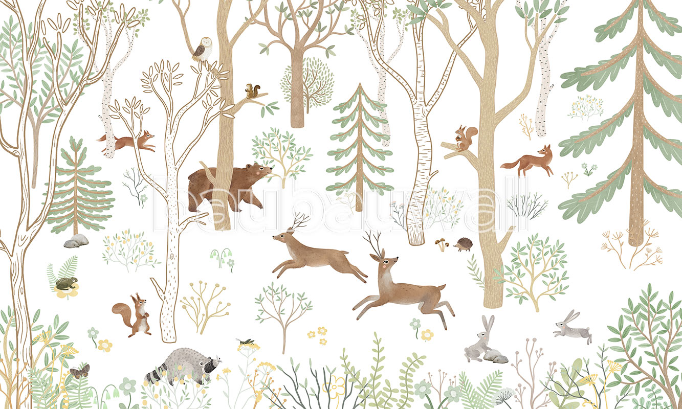 Frisky Forest – Light Green