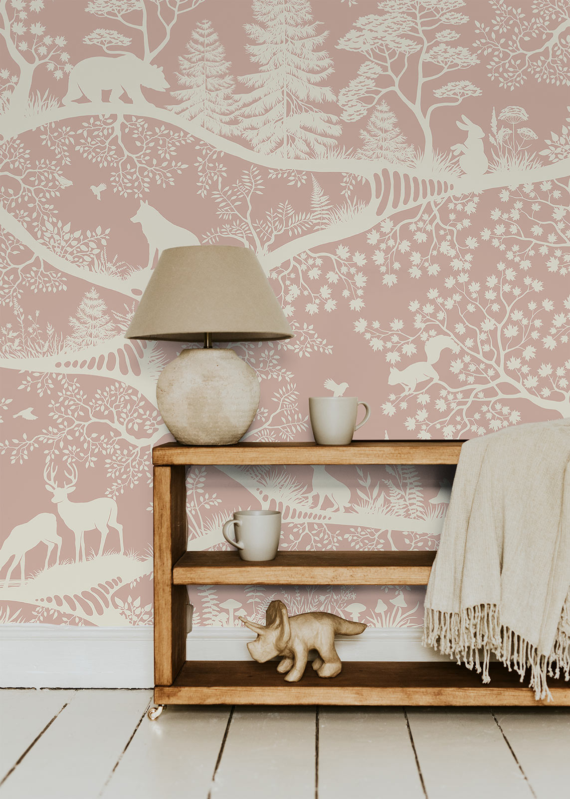 Nordic Nature in Pink-White