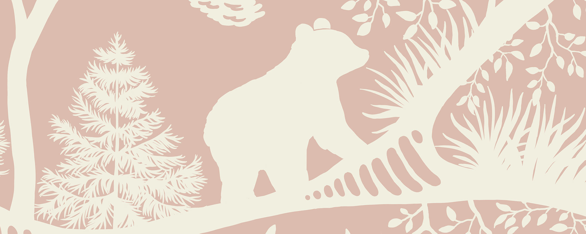 Nordic Nature in Pink-White