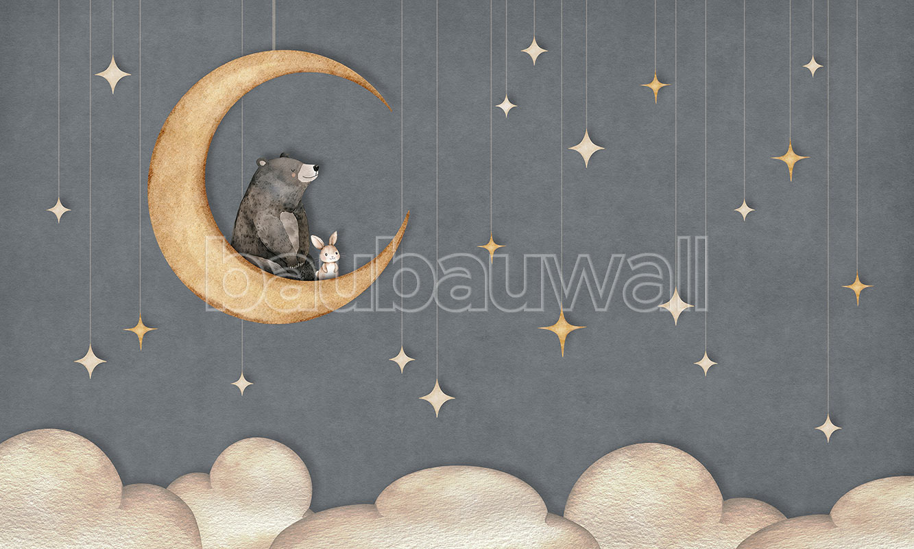 Bear on the Moon – Grey