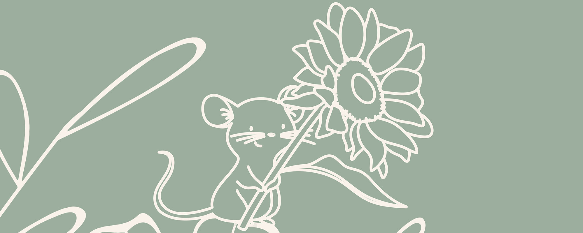 Deer Doodles – Green