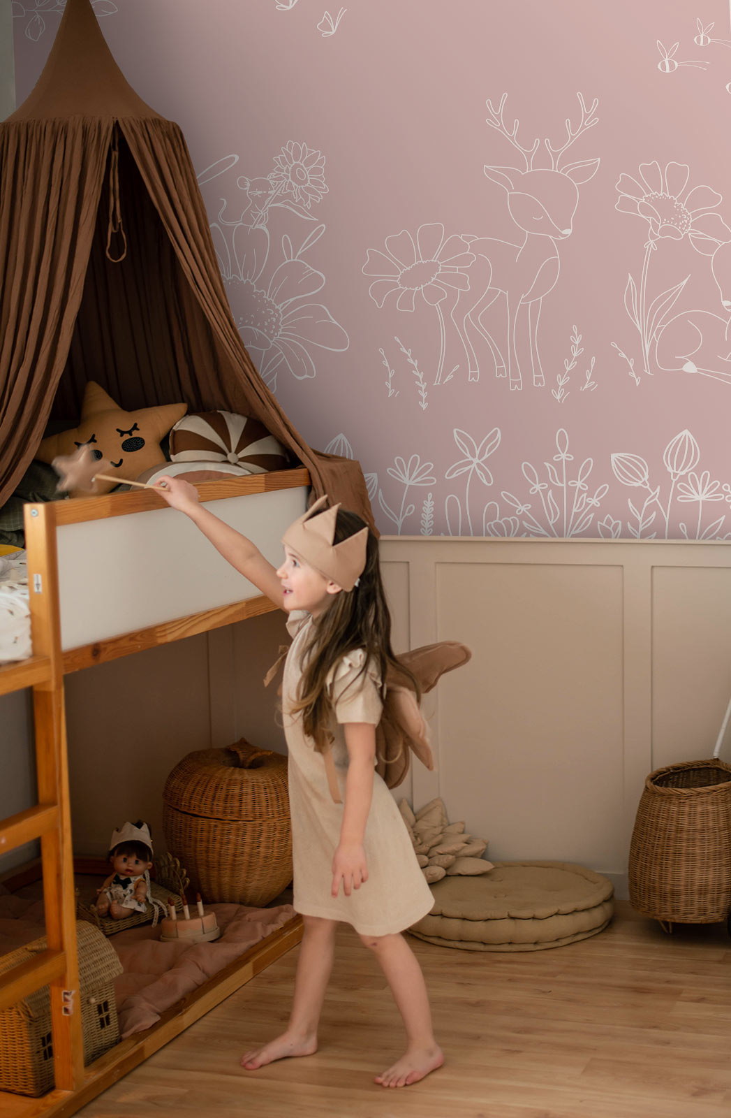 Deer Doodles – Pink