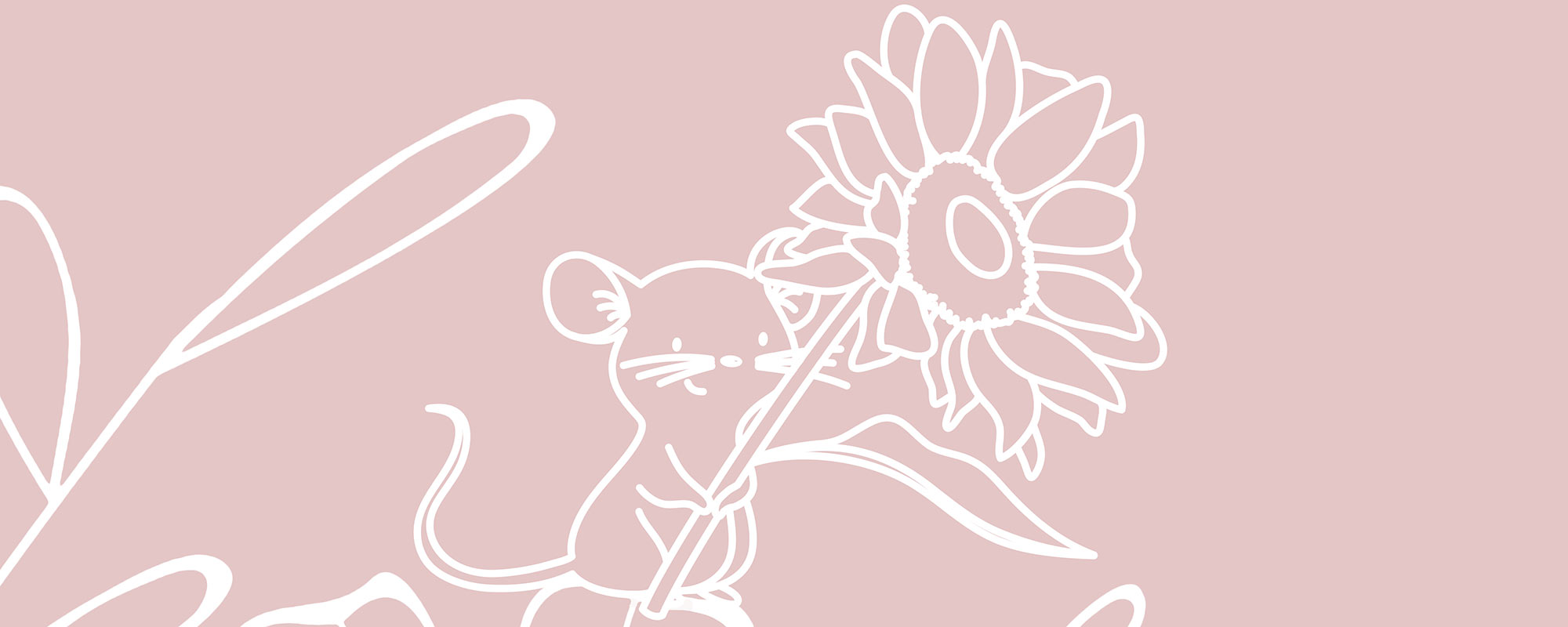 Deer Doodles – Pink