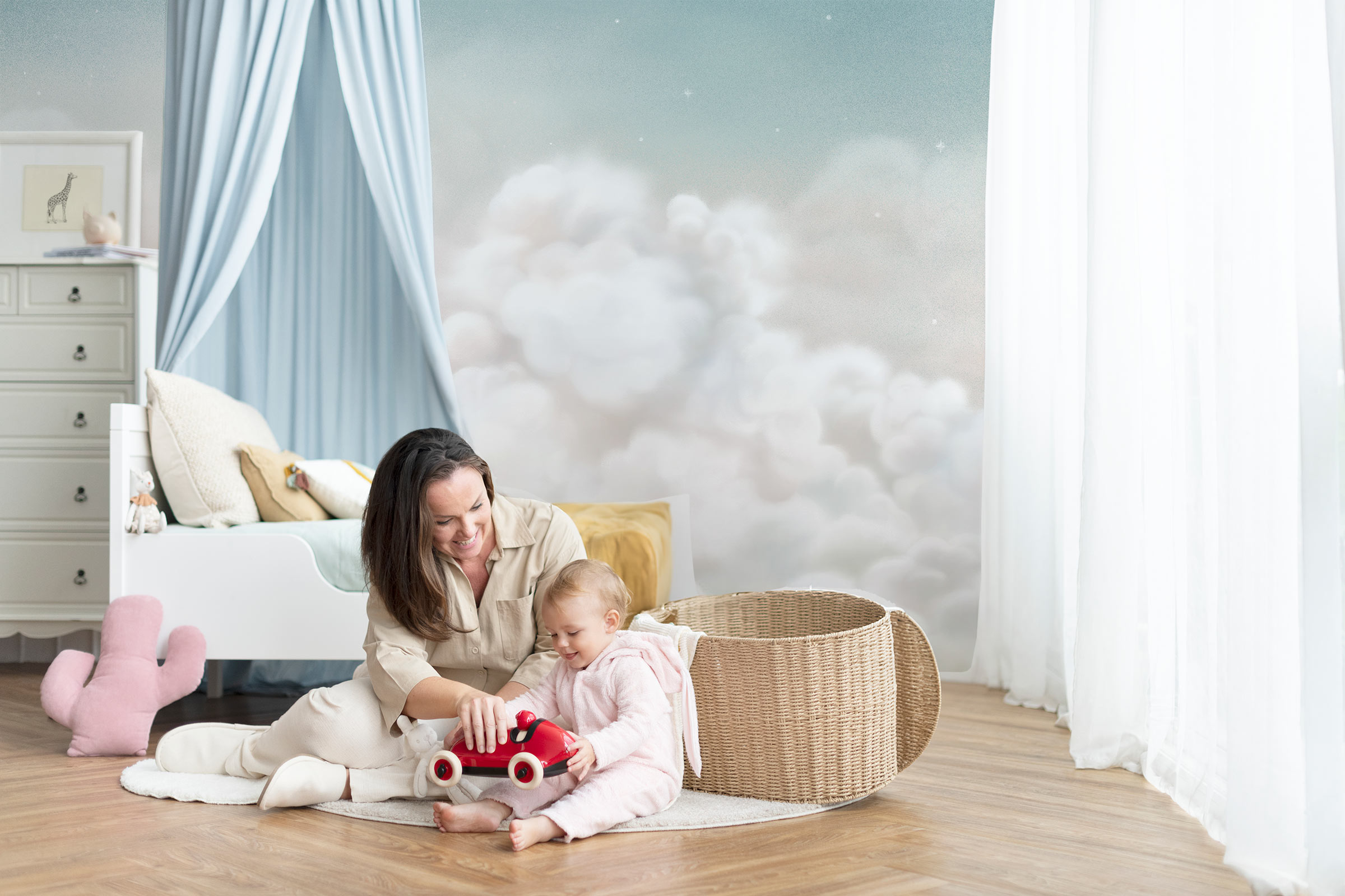 Calming Clouds – Light Blue