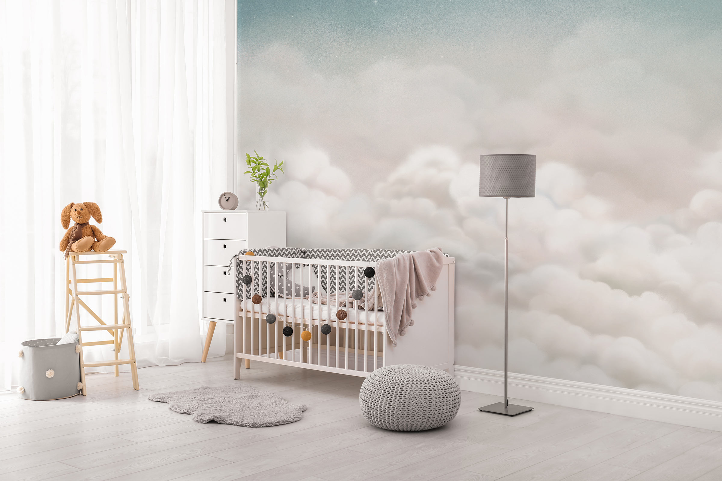 Calming Clouds – Light Blue