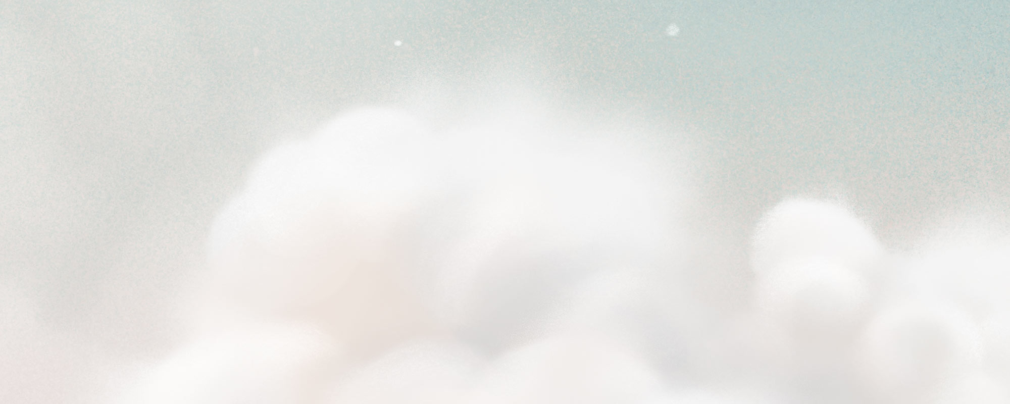 Calming Clouds – Light Blue