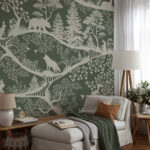 Nordic Nature in Green-White