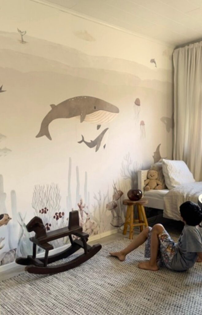 Sensational Sea Kids Wall Mural by Baubauwall Wallpapers