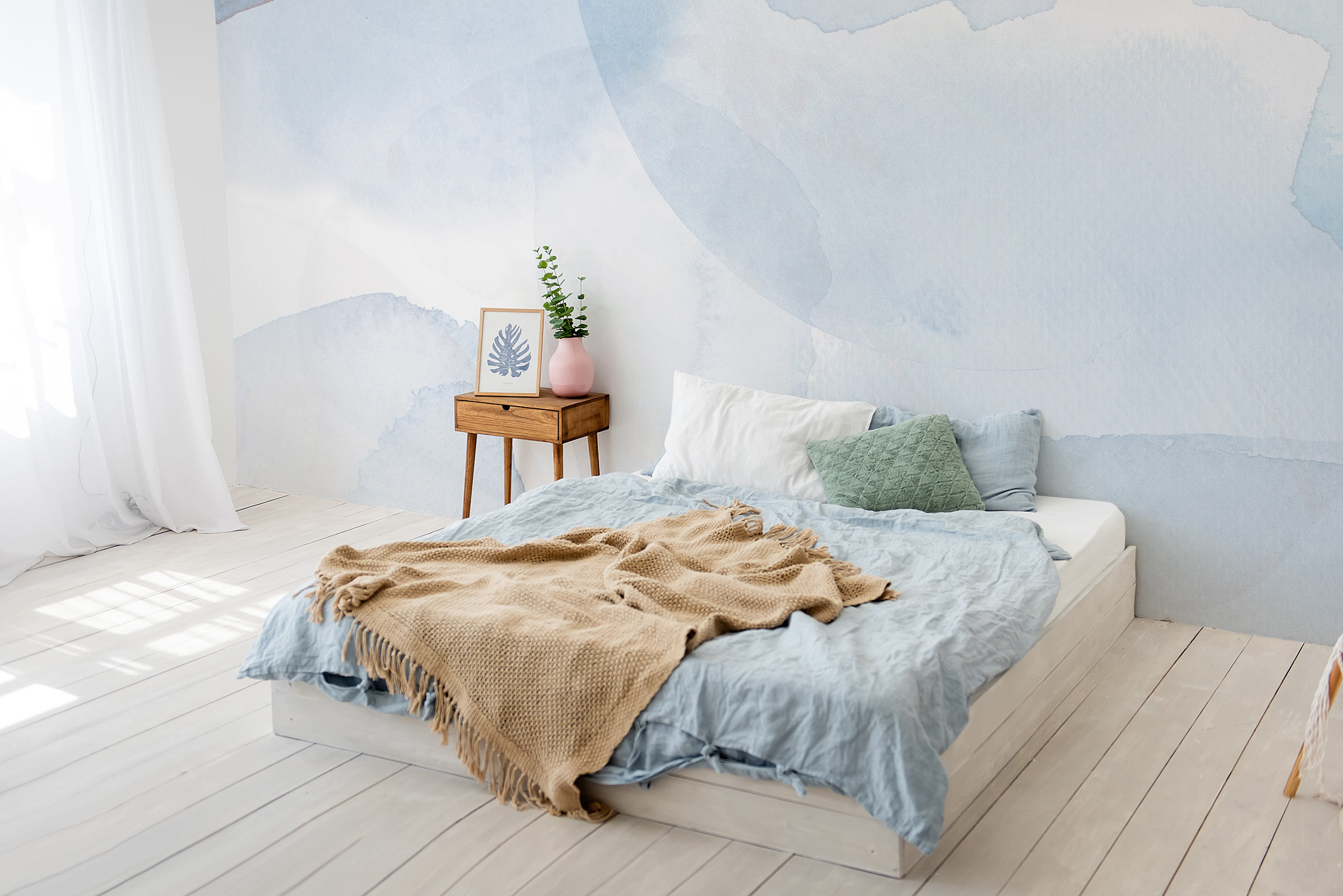 Watercolor Drops – Light Blue