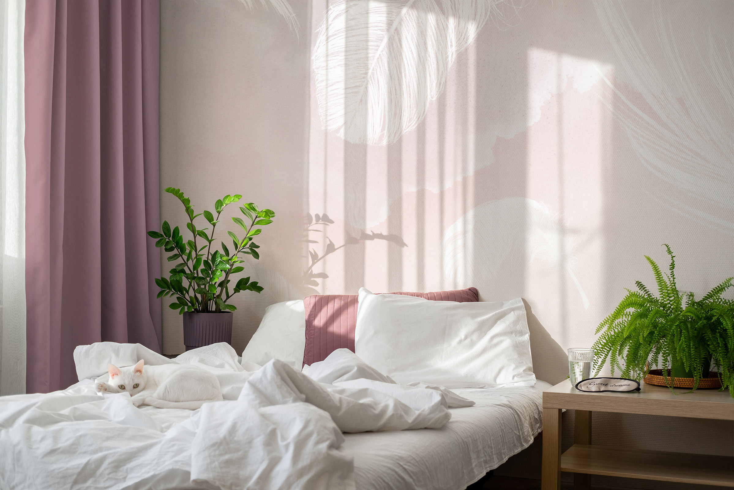 Falling Feathers – Pink