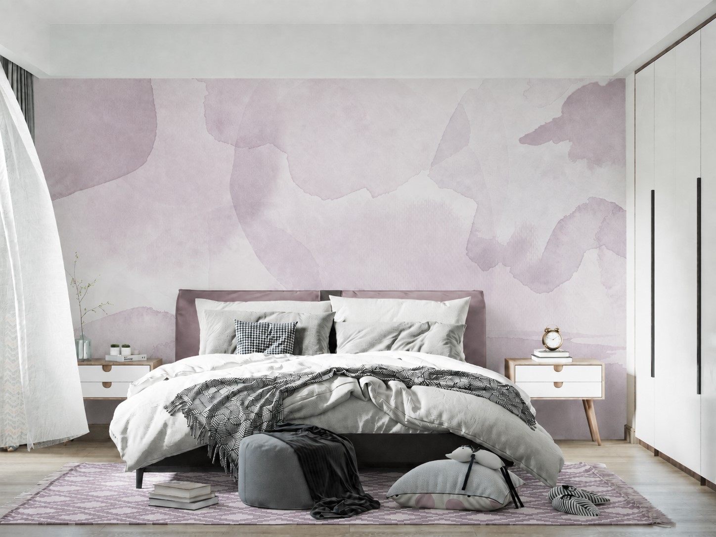 Watercolor Drops – Light Purple