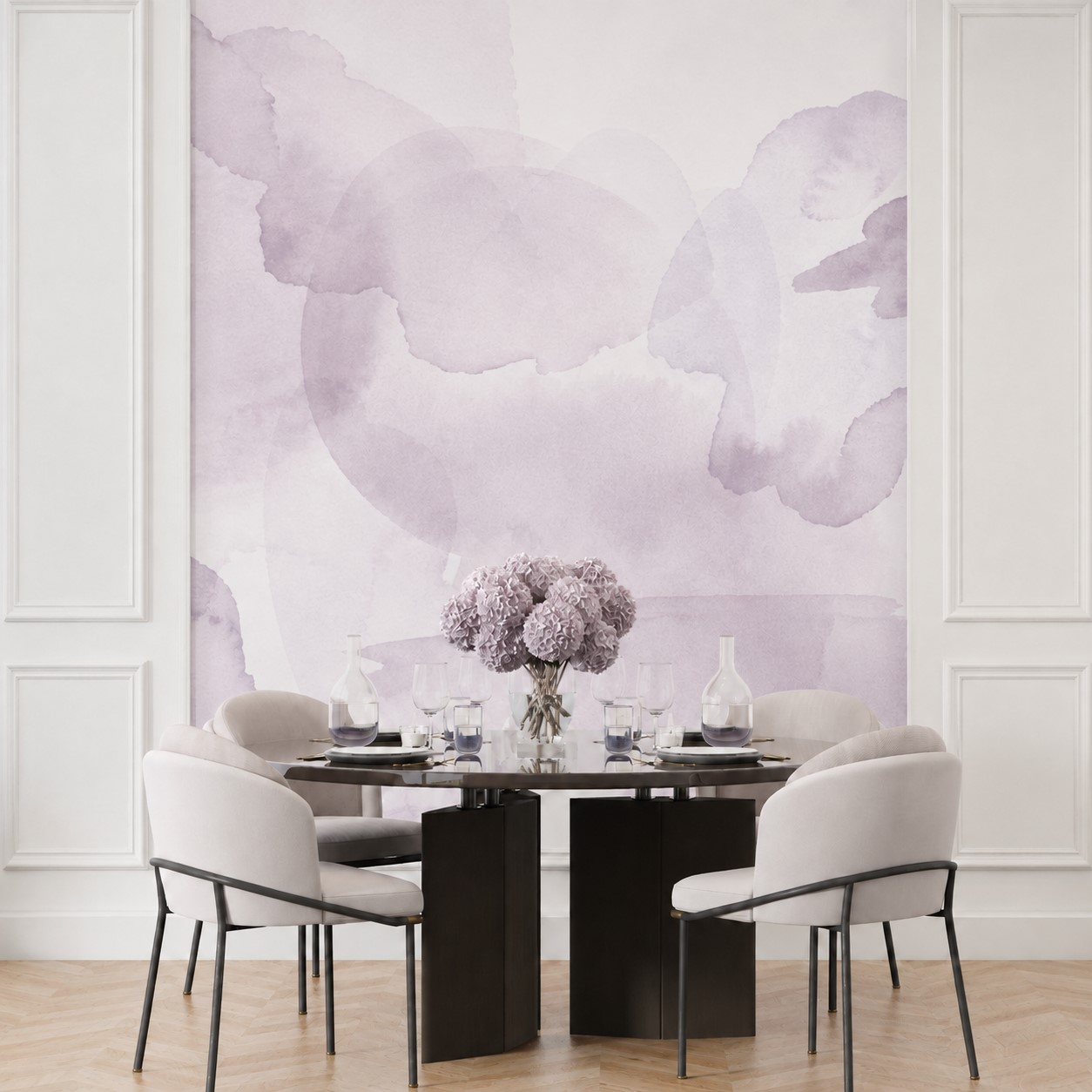 Watercolor Drops – Light Purple