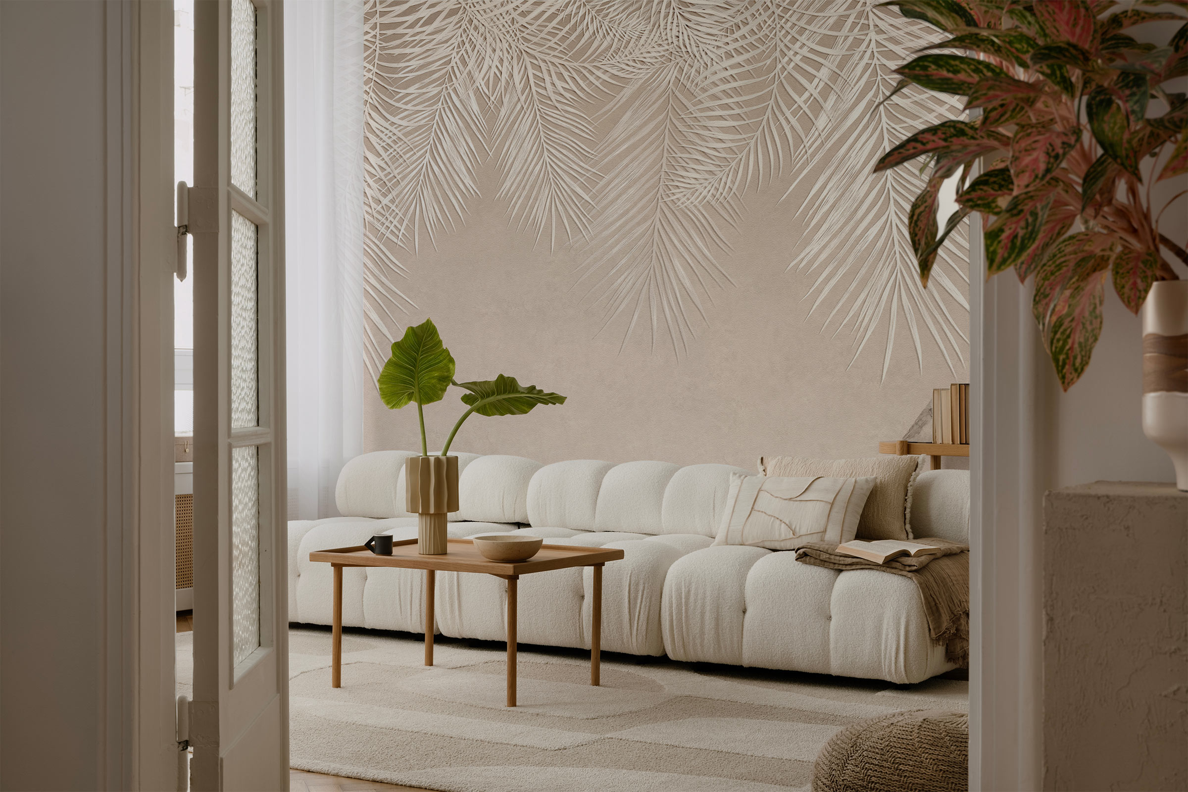 Hanging Palm Leaves